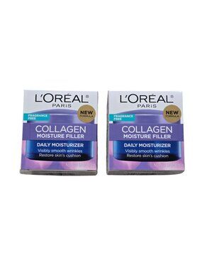 NIP | Set of 2 L'Oreal Collagen Moisture Filler Daily Moisturizer 1.7 oz